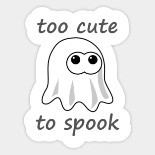 sweet ghost Sticker